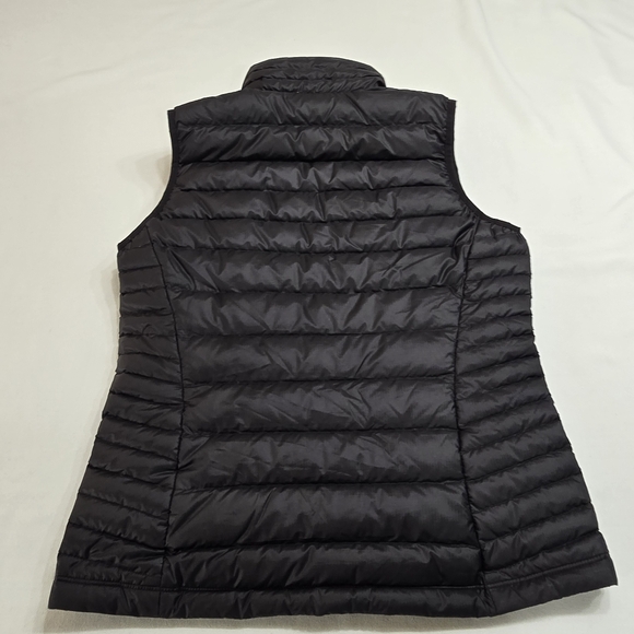 Patagonia Goose Down Puffer Vest Zip Up Black Women's Size Small Goosedown - Picture 7 of 7